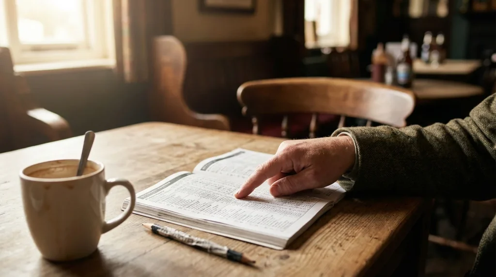 Greyhound racecard form guide showing recent race results and performance data